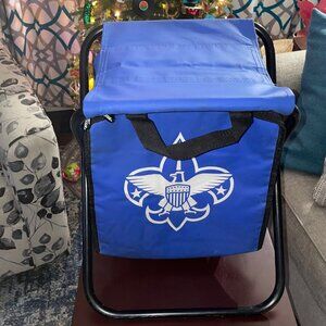 Rare Boy Scouts Folding Seat with Cooler Handle for Transport 1990's
